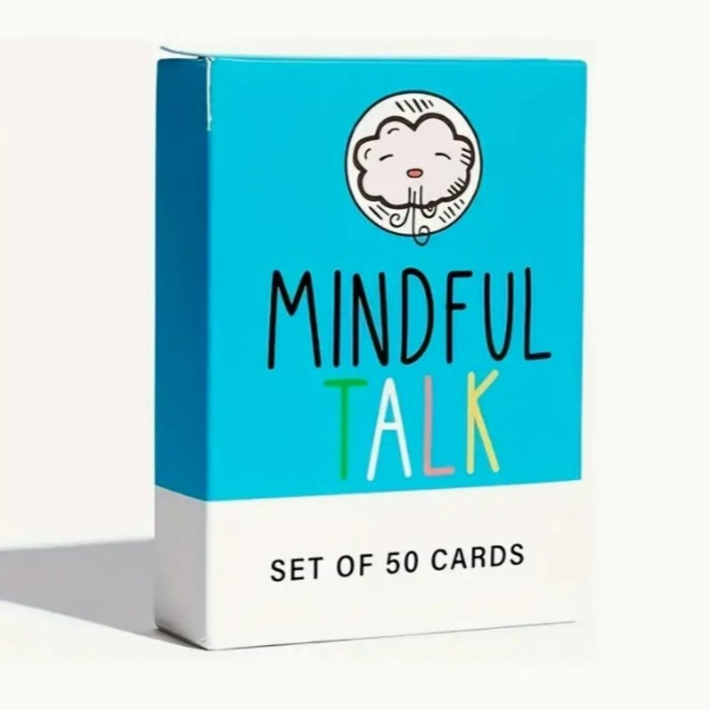 50 Cards/deck, Mindful Talk Card Game Family Party Game - NWOT